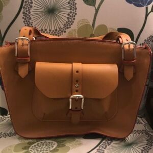 Euc Vittoria Napoli Handbag Leather